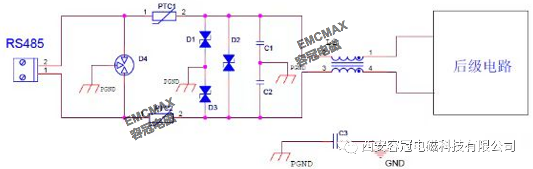 RS485接口原理圖和PCB的EMC設(shè)計(jì)方案